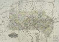 A map of the canals & rail roads of Pennsylvania and New Jersey,
