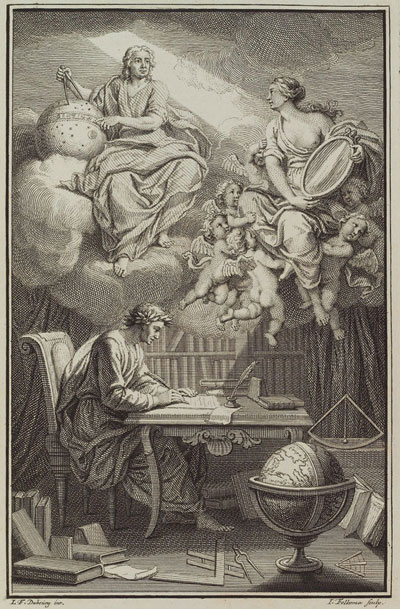 Plate from Voltaire, Elémens de la philosophie de Neuton