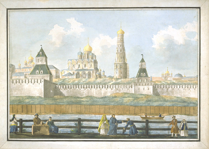 Russia's Old Capital, from an Italian Brush
