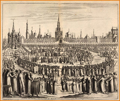 A Palm Sunday Procession Before the Kremlin