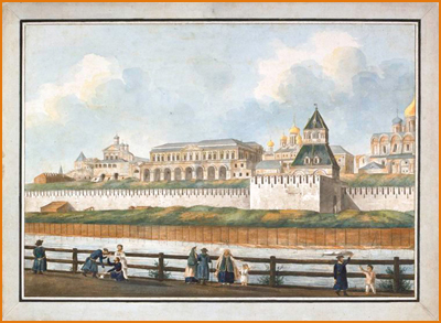  Russia's Old Capital, from an Italian Brush