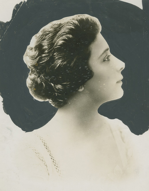 Belle Baker. Photograph from William Morris Agency, NY, crop marked for rotogravureMarie Cahill 