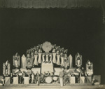 Band Image Photograph of the finale of Steppin High, showing the eccentric dance team Walters & Russell on the stairway. J. A. Partington Papers, Billy Rose Theatre Collection