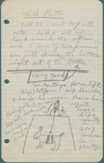 Drawings and descriptions of vaudeville and lyceu strong man acts. George De Mott Collection.