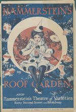 Program cover for the Paradise Roof Garden, Times Square