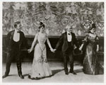 The Cohans at curtain call(from left: George M., Josephine, Jerry (father), mother) BRTC