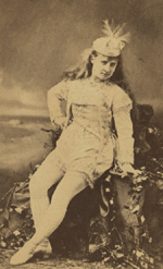 19th century Lydia Thompson in her costume for Ixion Portraits of Celebrities, New H Series Billy Rose Theatre Collection