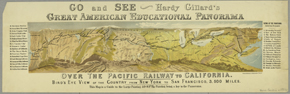 Panorama: Pacific Railway to California, [1880]