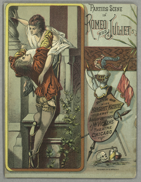 Promotional brochure for Margaret Mather's tour